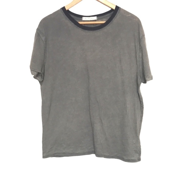 WE the Free crew neck raw edge boxy fit T-shirt size XS oversized free People - Picture 1 of 10